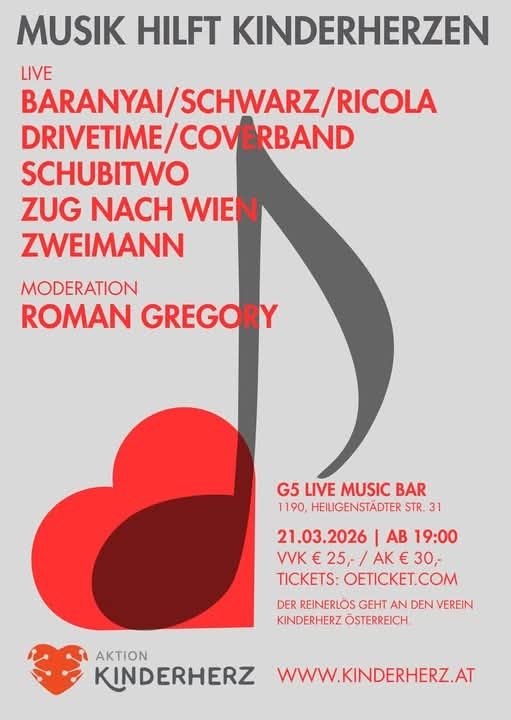 Small club stage: acoustic duo mid-performance with colored lights and audience silhouettes.